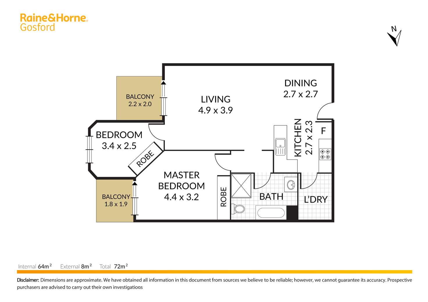 Floorplan of Homely unit listing, 7/145 Faunce Street, Gosford NSW 2250