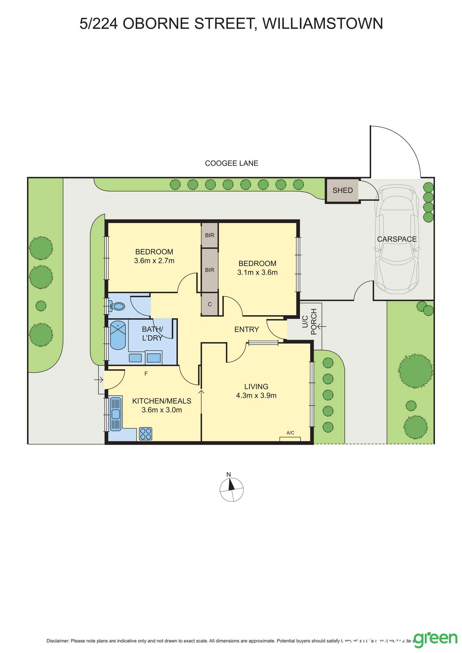 Floorplan of Homely house listing, 5/224 Osborne Street, Williamstown VIC 3016