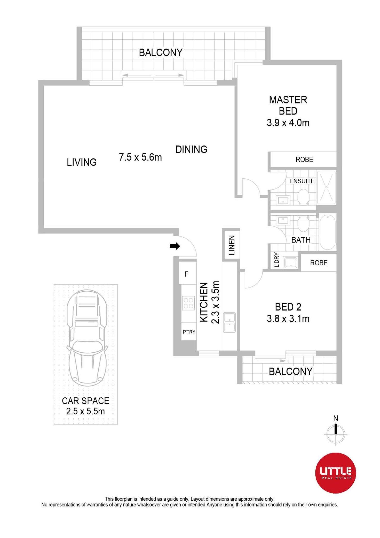 Floorplan of Homely apartment listing, 10/8 Allen Street, Waterloo NSW 2017