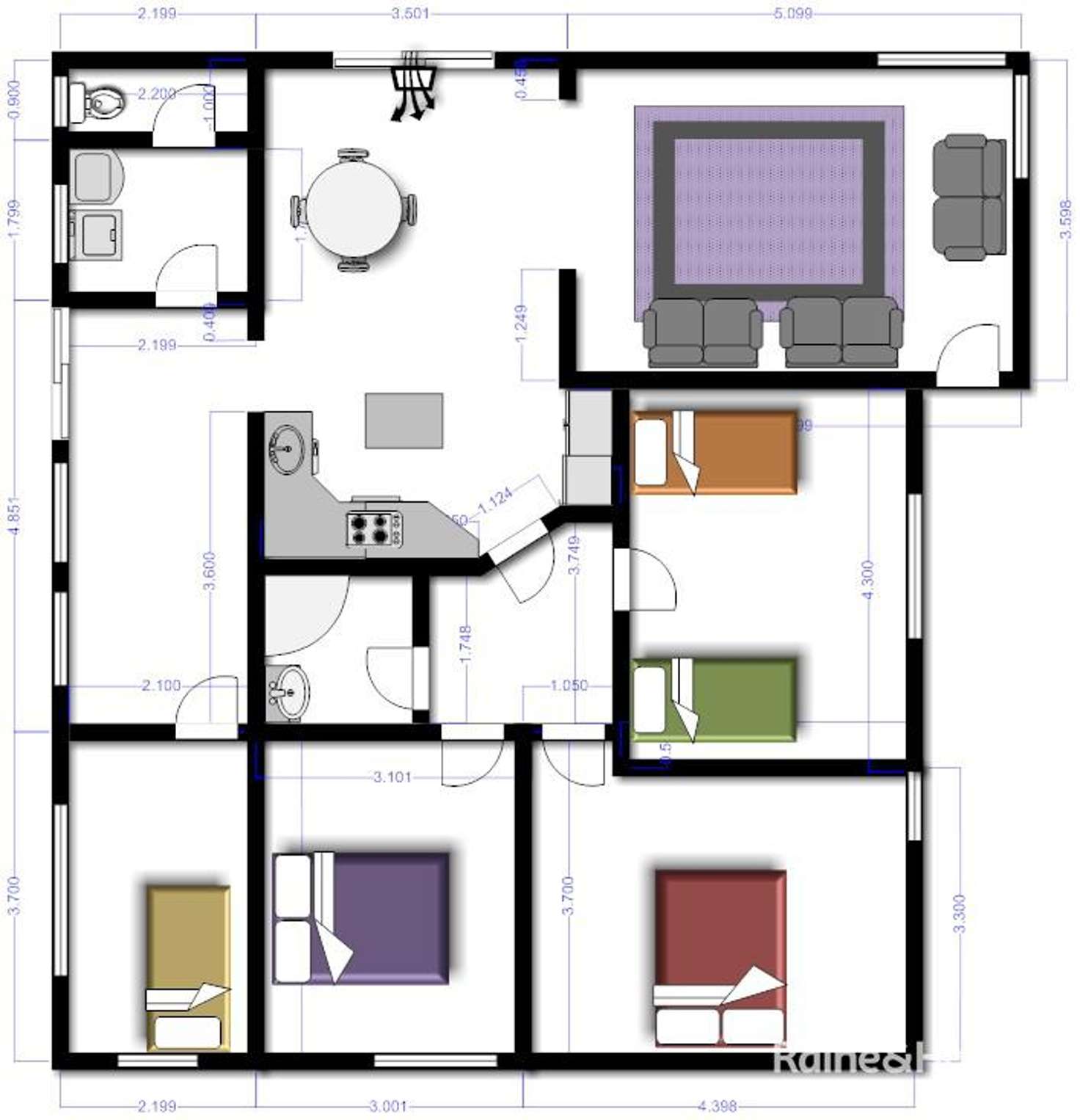 Floorplan of Homely house listing, 85 Matthew Place, Port Lincoln SA 5606