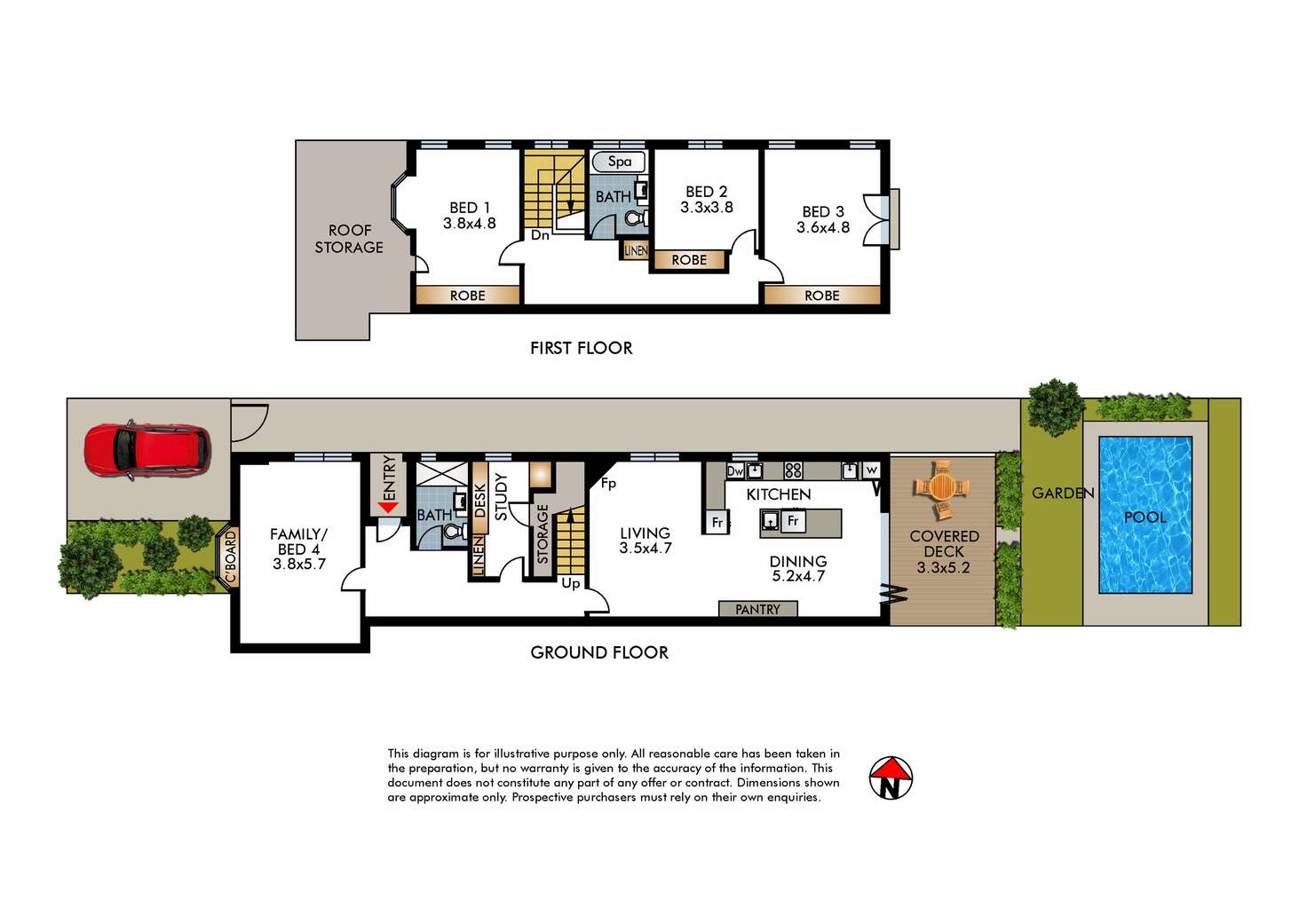 Floorplan of Homely house listing, 1 Nagle Avenue, Maroubra NSW 2035