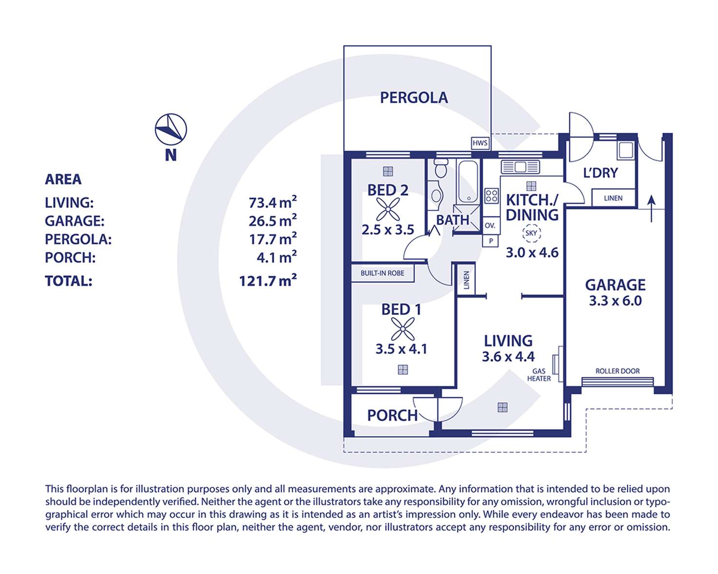 Floorplan of Homely house listing, 2/94 North East Road, Walkerville SA 5081