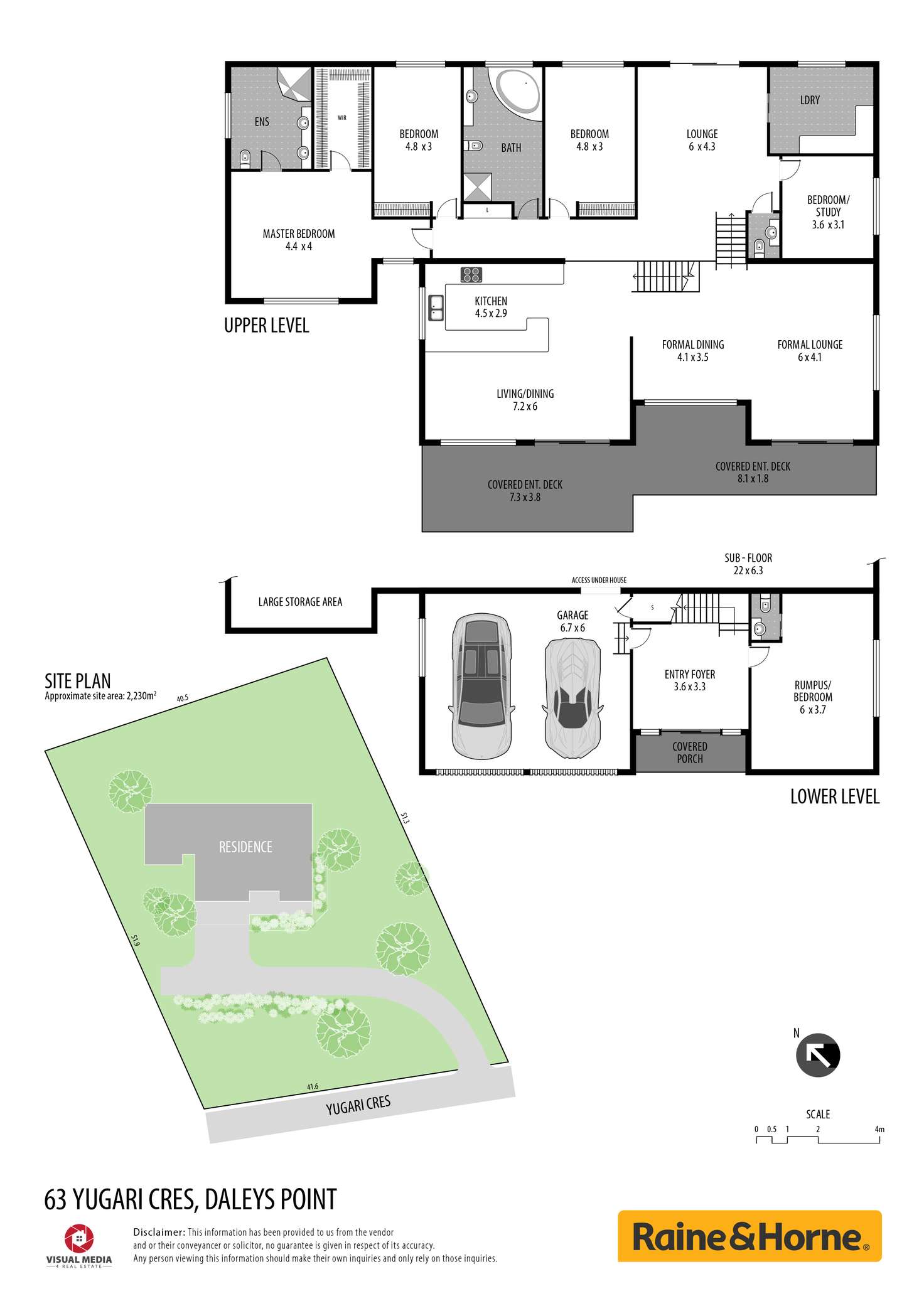 Floorplan of Homely house listing, 63 Yugari Crescent, Daleys Point NSW 2257