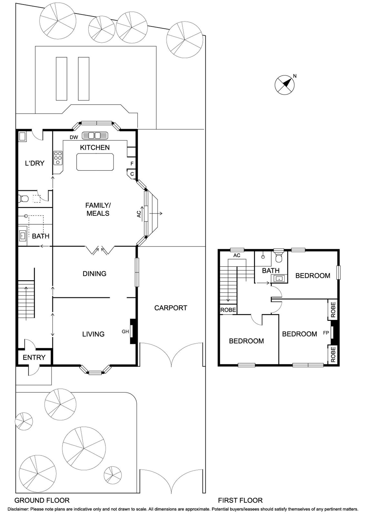 Floorplan of Homely house listing, 55 Crichton Avenue, Port Melbourne VIC 3207