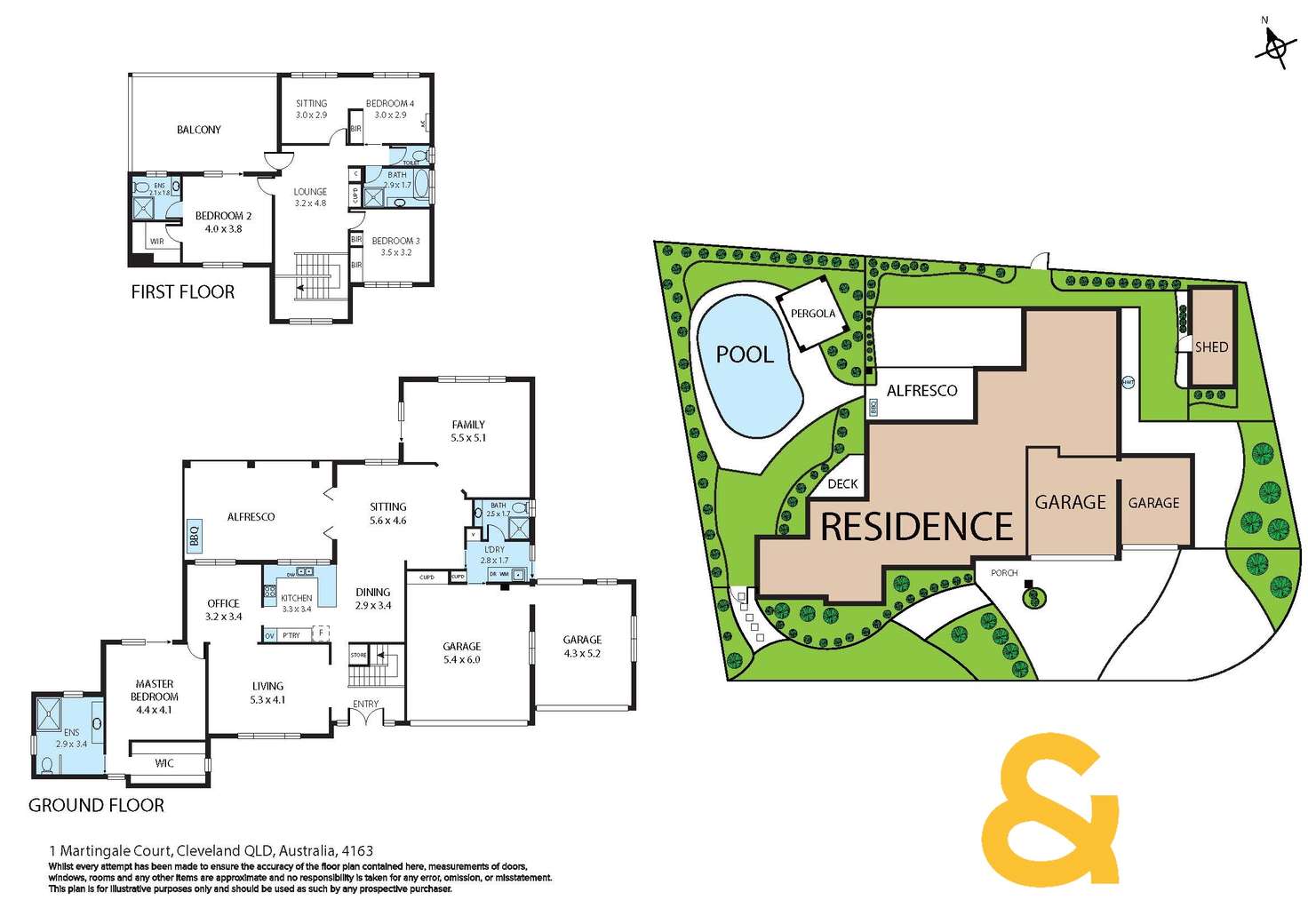Floorplan of Homely house listing, 1 Martingale Court, Cleveland QLD 4163
