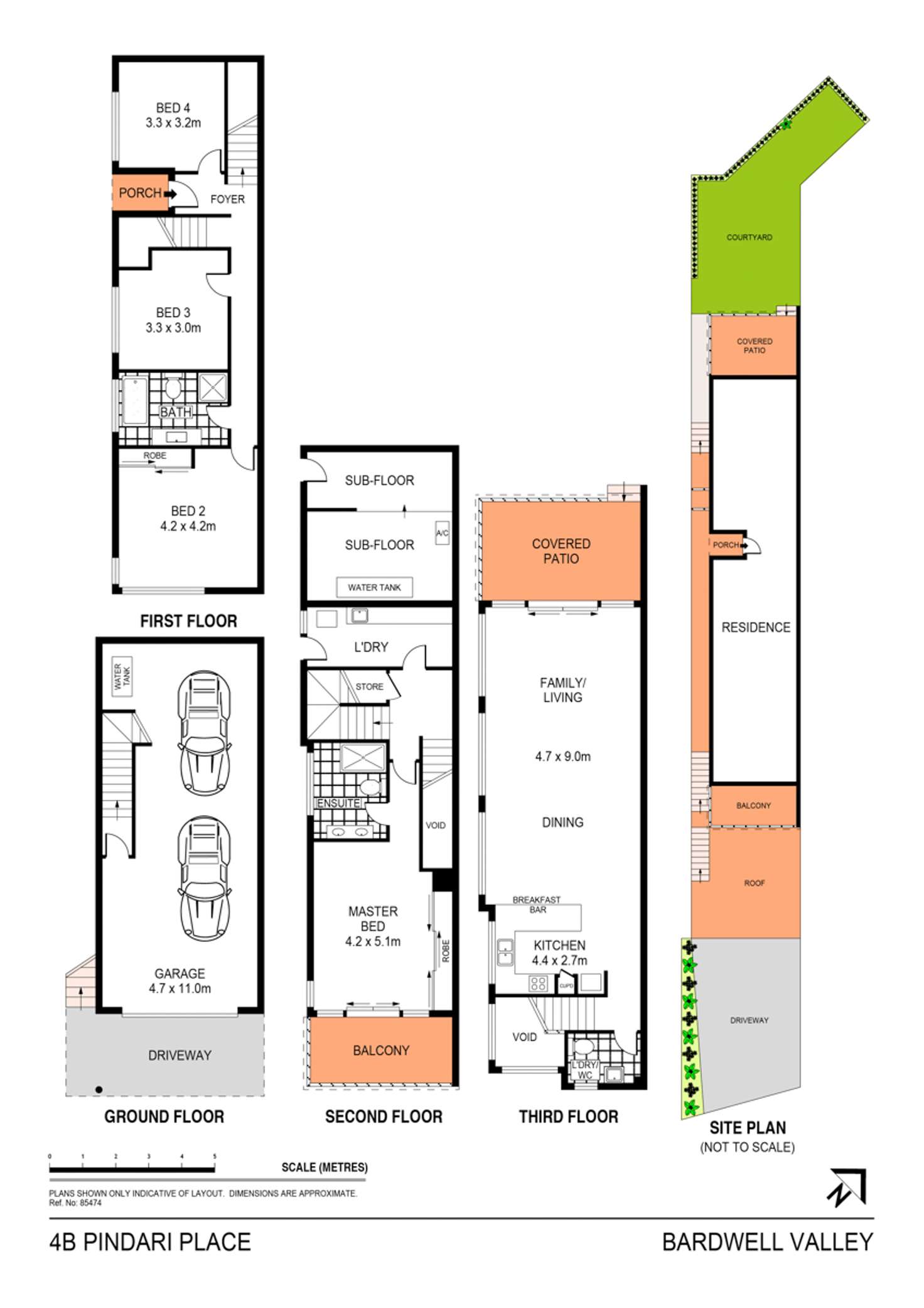 Floorplan of Homely semiDetached listing, 4B Pindari Place, Bardwell Valley NSW 2207