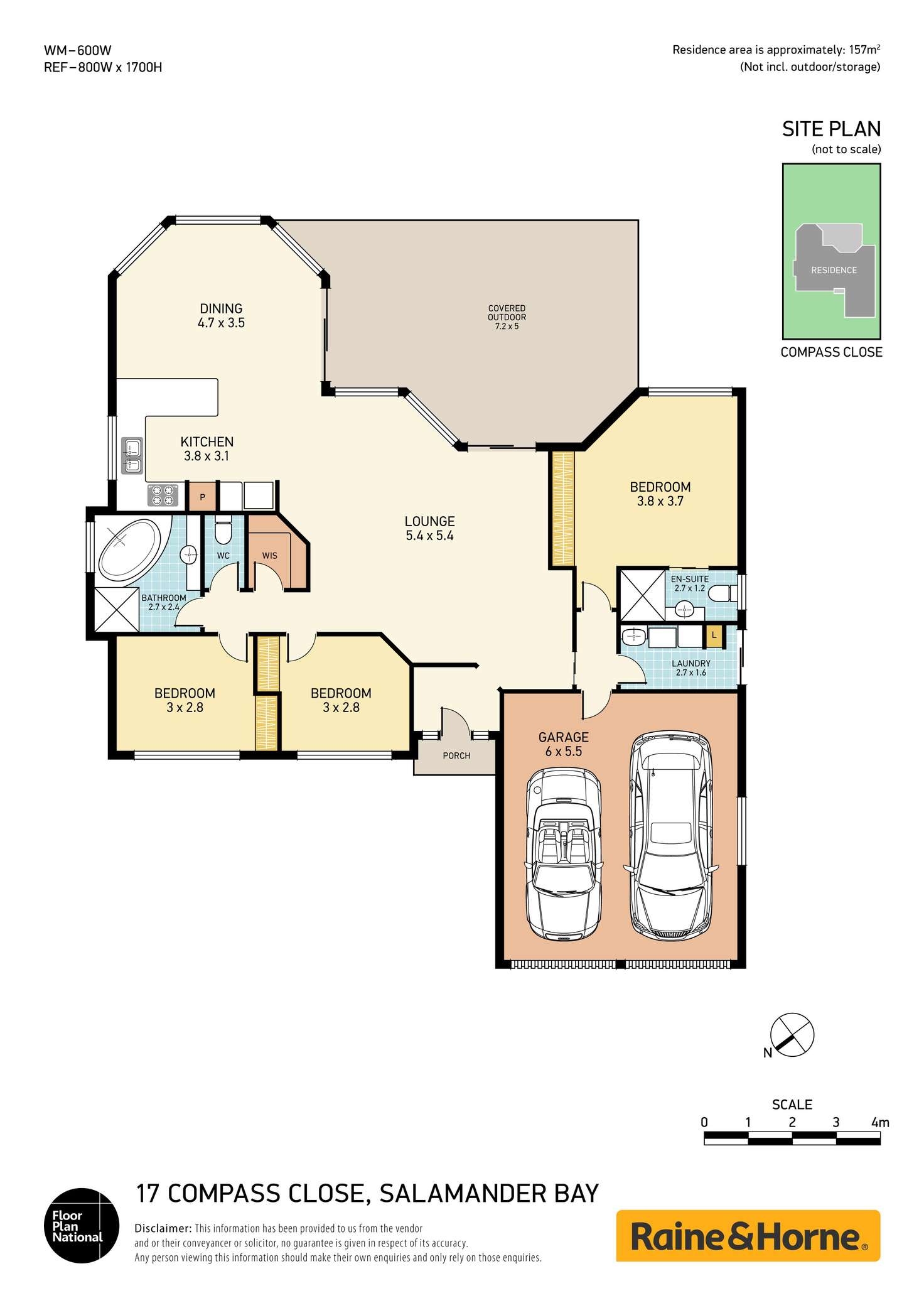 Floorplan of Homely house listing, 17 Compass Close, Salamander Bay NSW 2317
