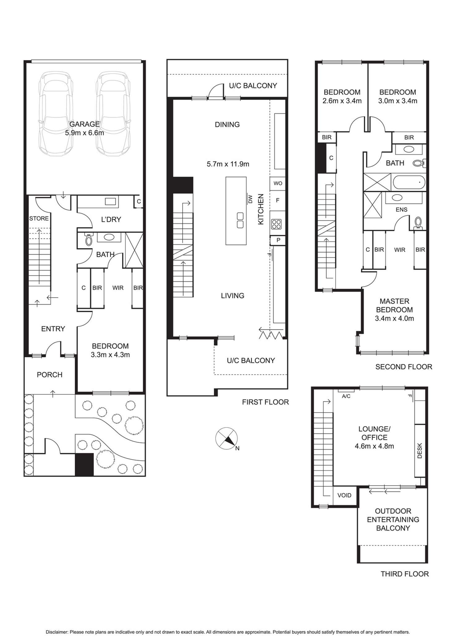 Floorplan of Homely house listing, 8 Graham Street, Albert Park VIC 3206