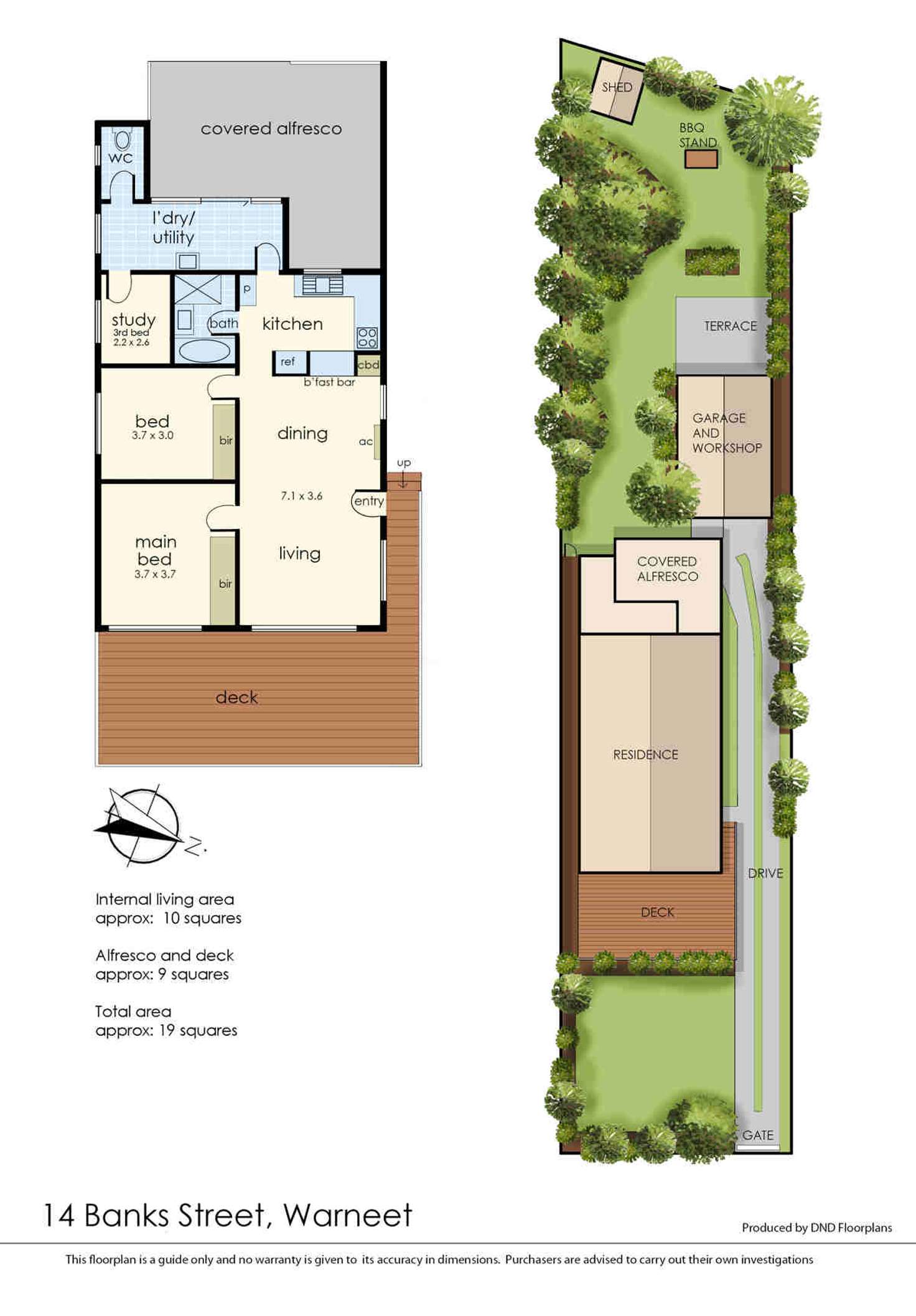 Floorplan of Homely house listing, 14 Banks Street, Warneet VIC 3980