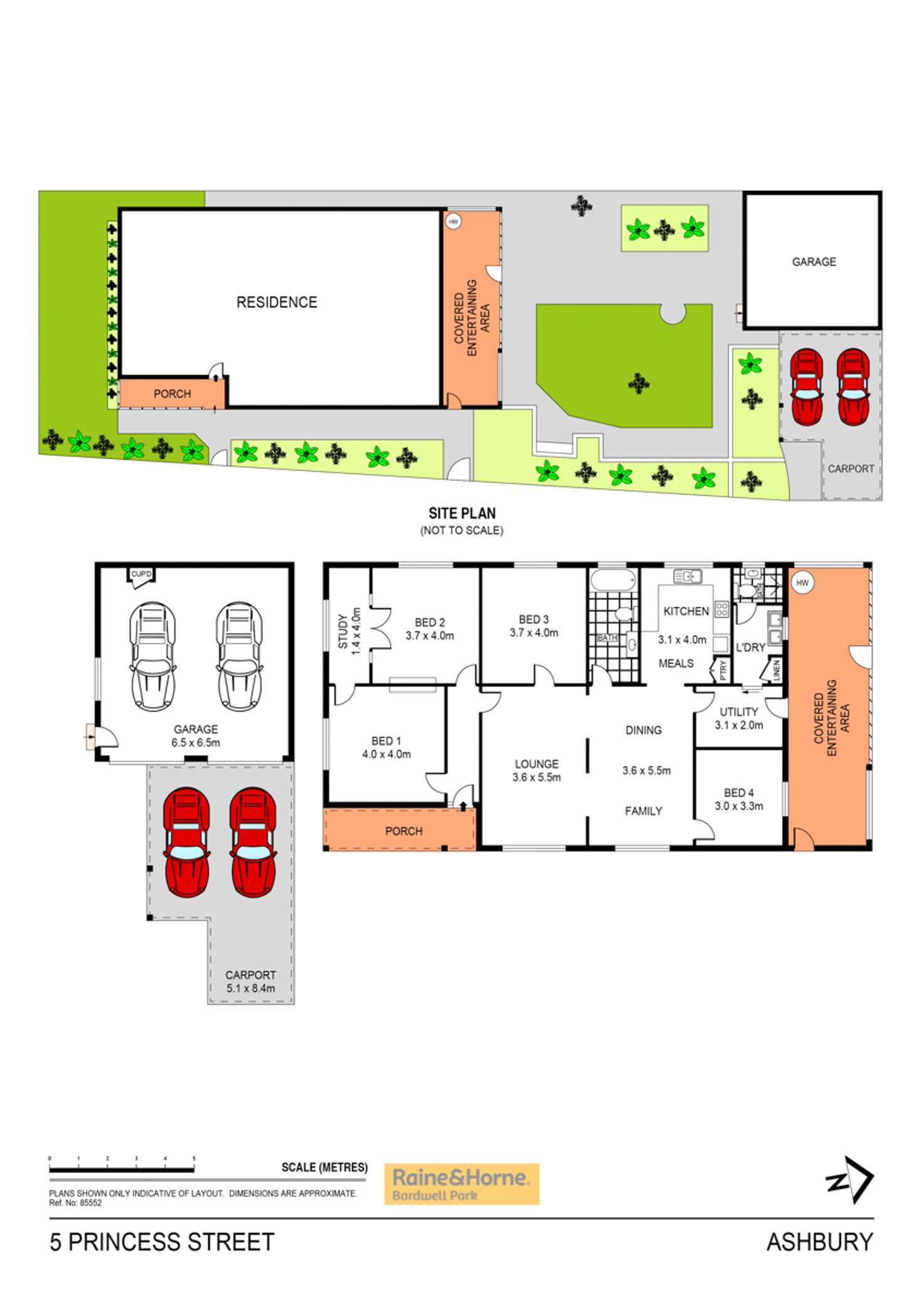 Floorplan of Homely house listing, 5 Princess Street, Ashbury NSW 2193
