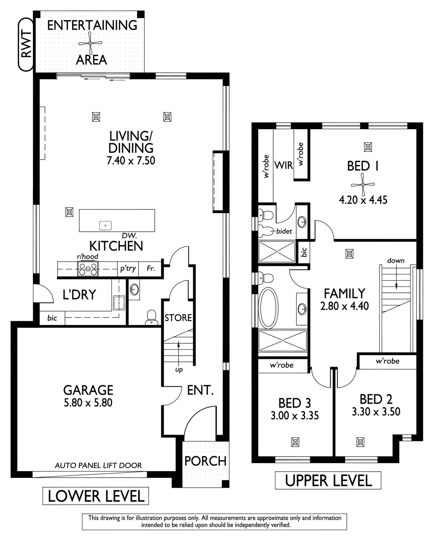 Floorplan of Homely house listing, 1/402 Tapleys Hill Road, Fulham Gardens SA 5024
