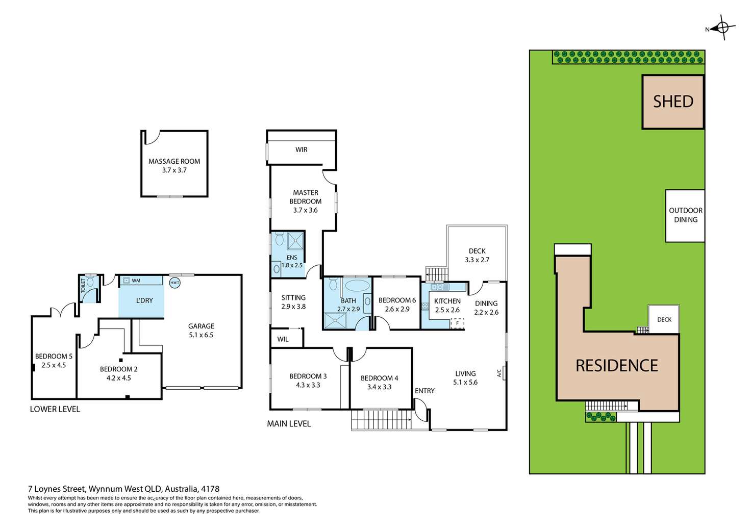 Floorplan of Homely house listing, 7 LOYNES STREET, Wynnum West QLD 4178