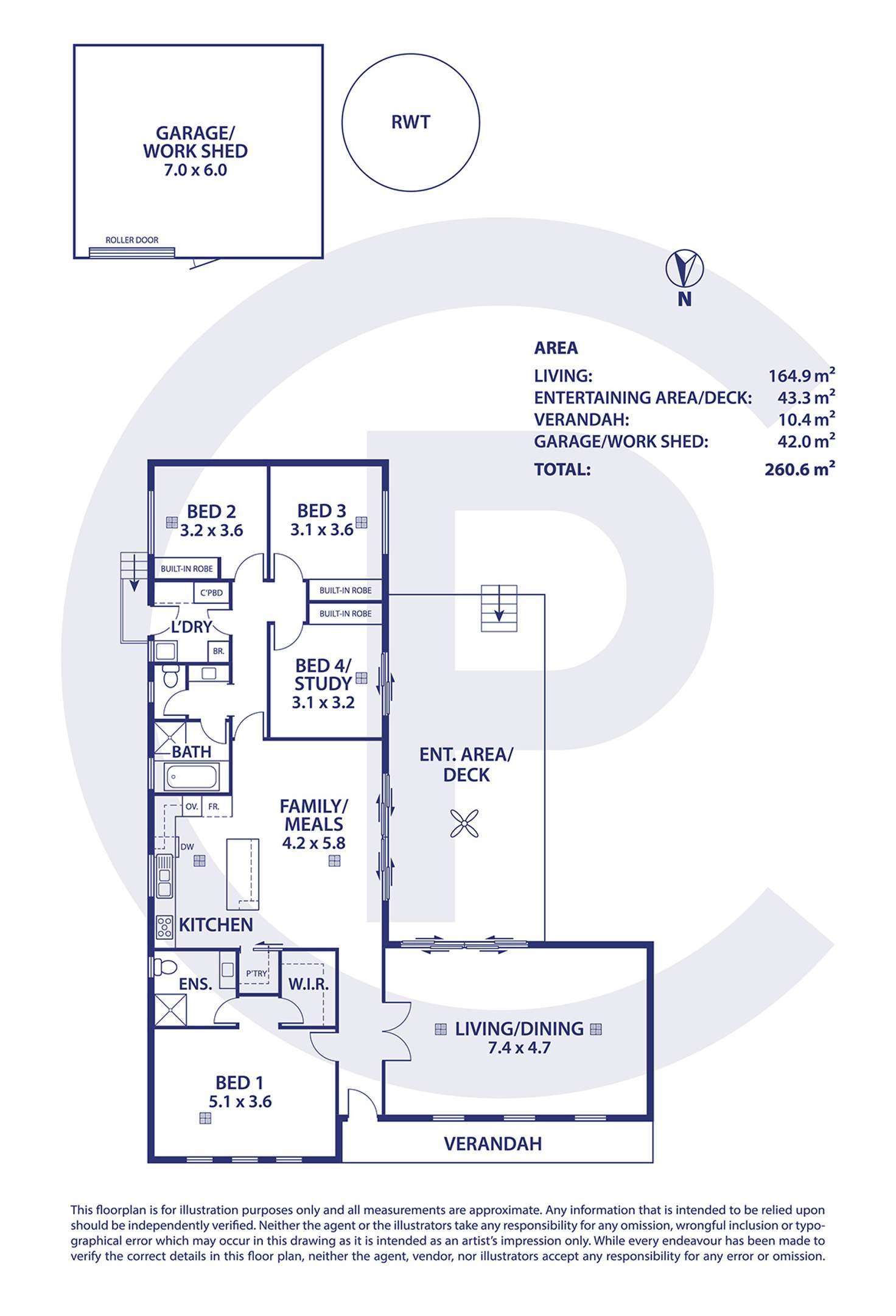 Floorplan of Homely house listing, 10 Willson Drive, Normanville SA 5204