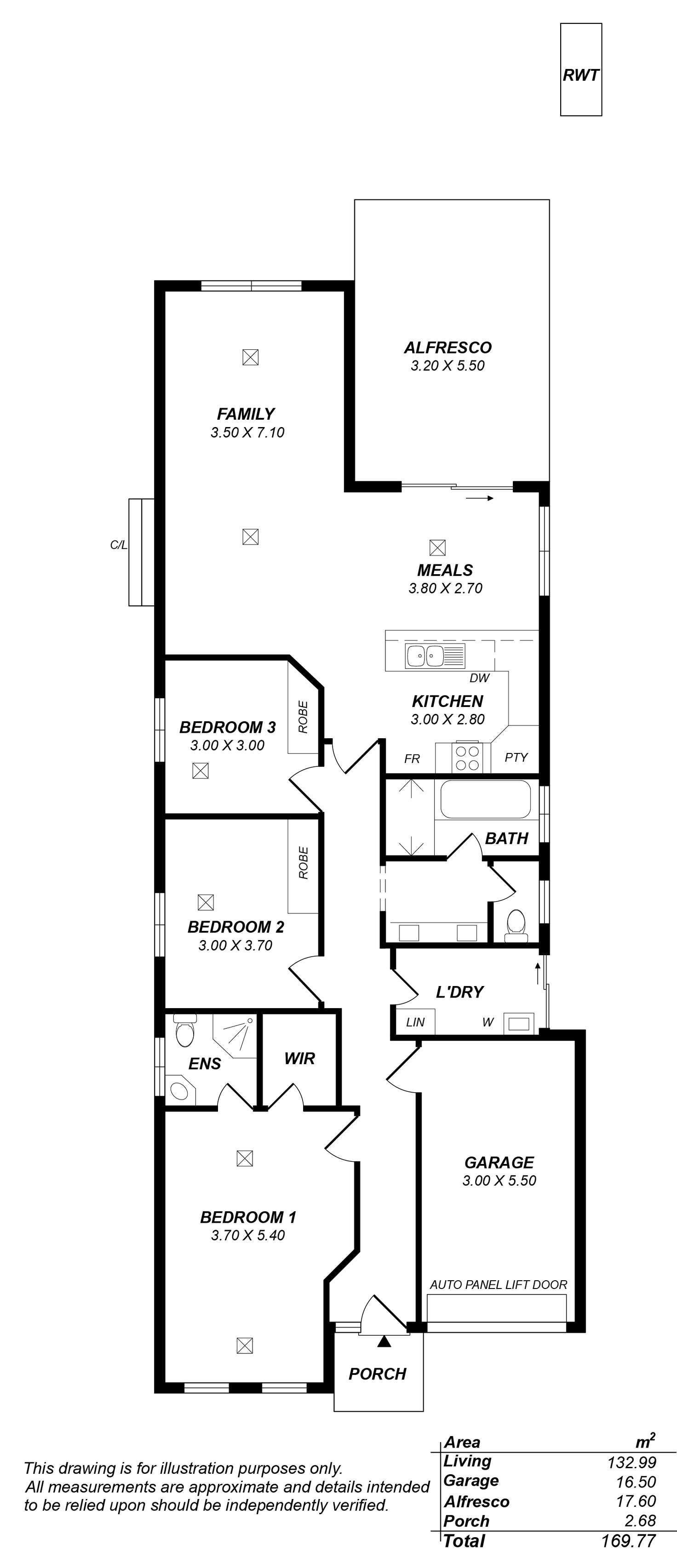 Floorplan of Homely house listing, 13a Dalkeith Avenue, Morphett Vale SA 5162