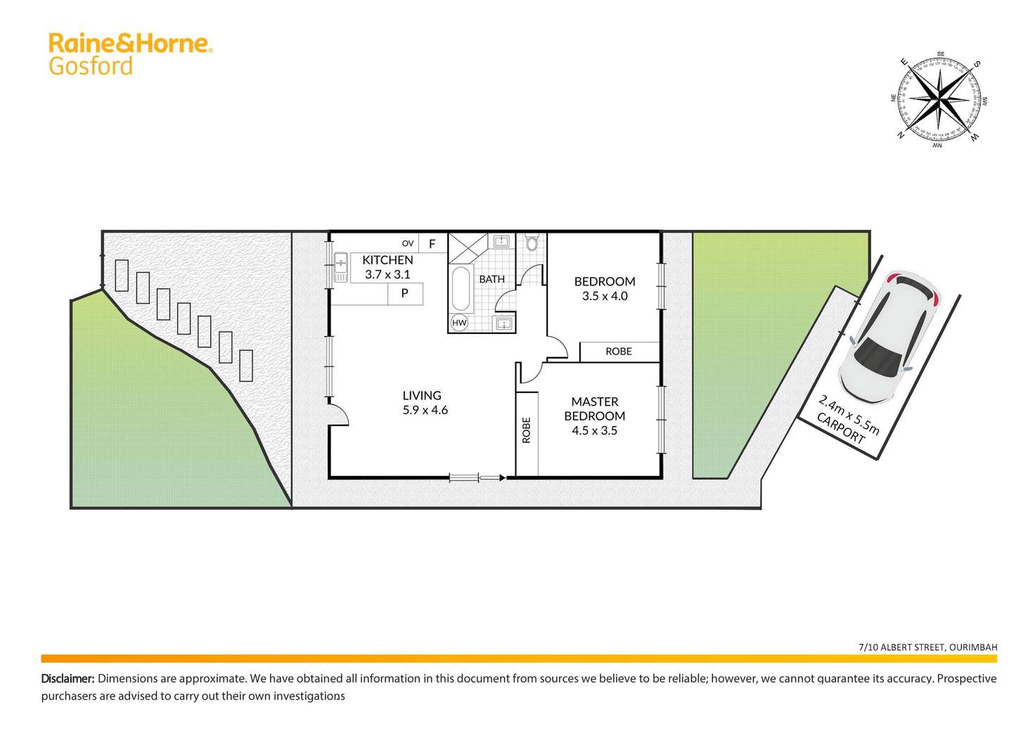Floorplan of Homely villa listing, 7/10 Albert Street, Ourimbah NSW 2258