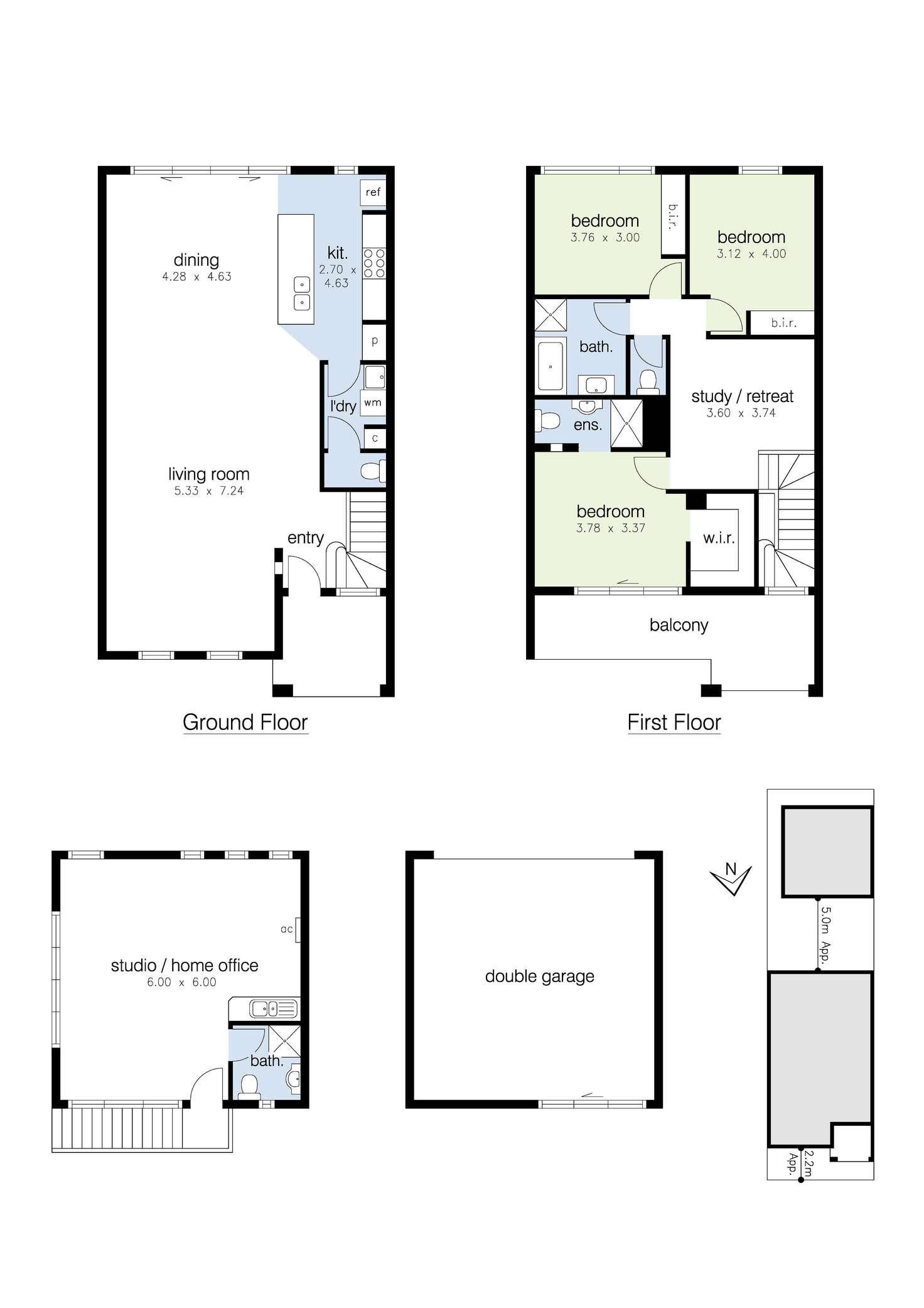 Floorplan of Homely house listing, 7 Raven Lane, Maribyrnong VIC 3032
