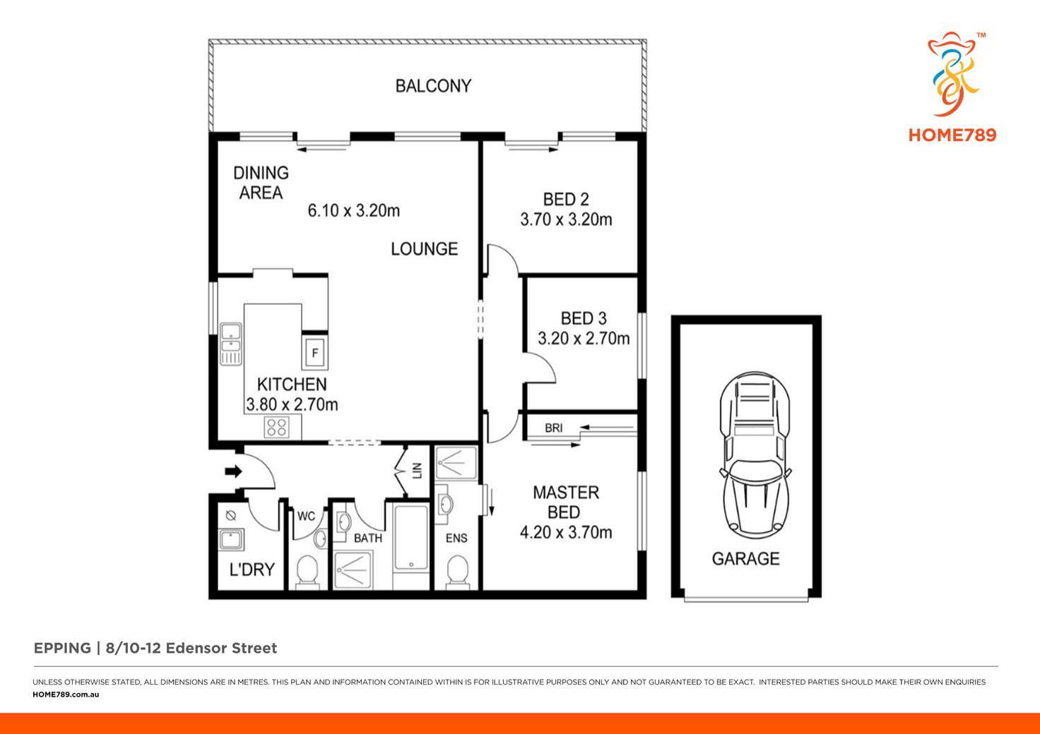 Floorplan of Homely unit listing, 8/10-12 Edensor Street, Epping NSW 2121
