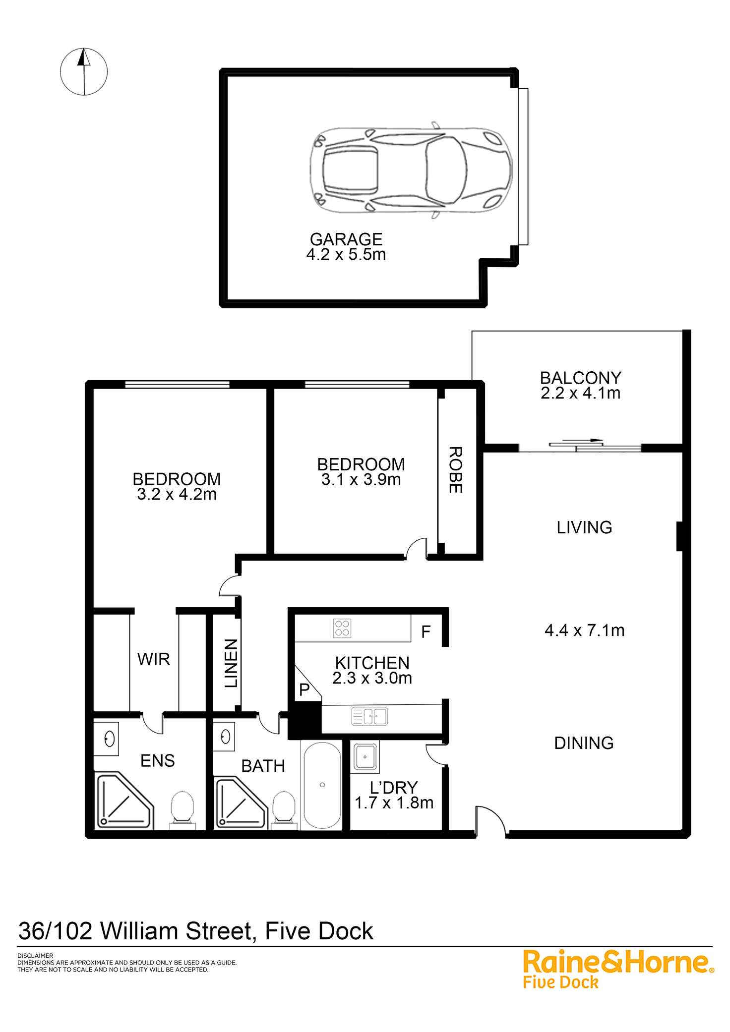 Floorplan of Homely apartment listing, 36/102 William Street, Five Dock NSW 2046