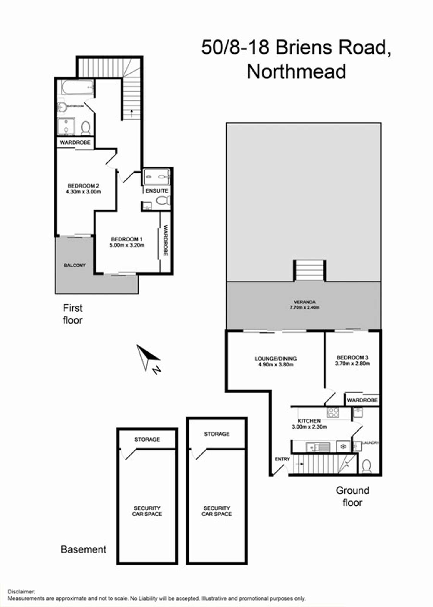 Floorplan of Homely apartment listing, 50/8-18 Briens Road, Northmead NSW 2152