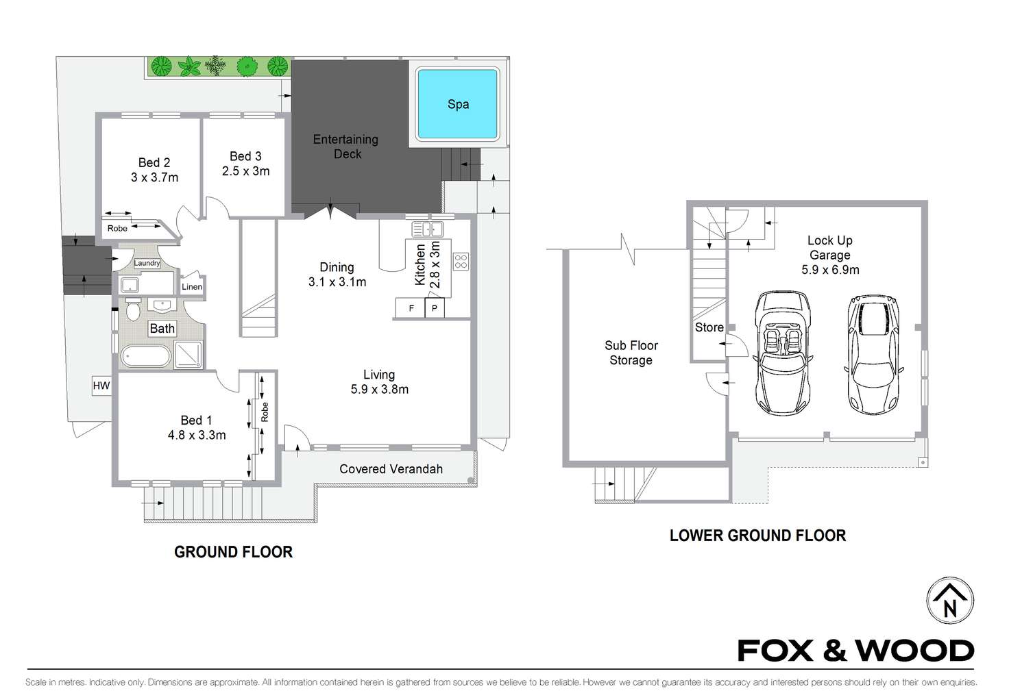 Floorplan of Homely house listing, 1/2 Yarle Crescent, Flinders NSW 2529