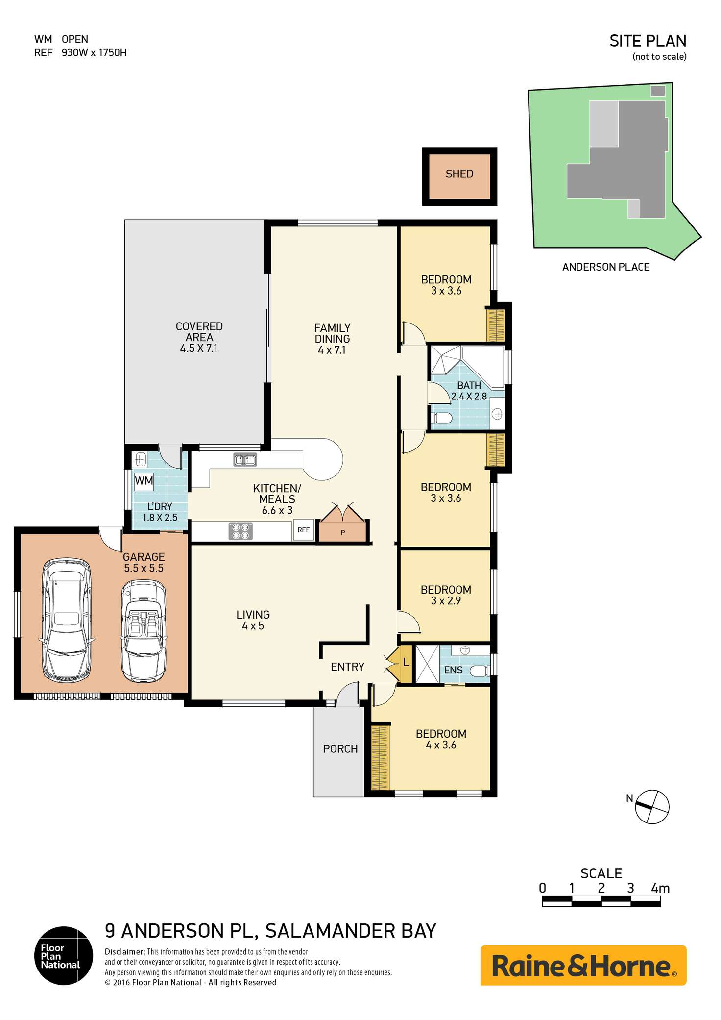 Floorplan of Homely house listing, 9 Anderson Place, Salamander Bay NSW 2317