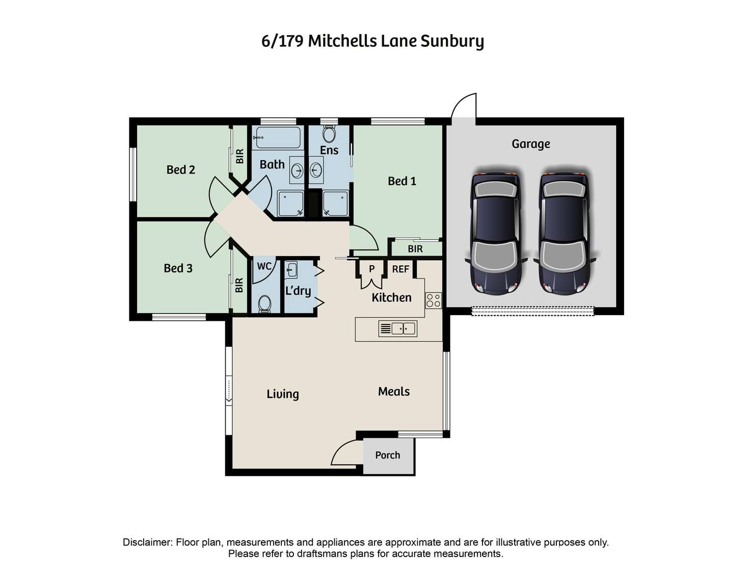 Floorplan of Homely house listing, 6/179 Mitchells Lane, Sunbury VIC 3429