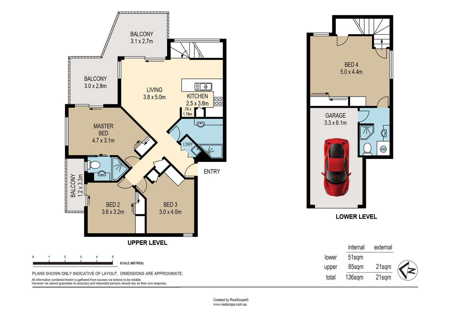 Floorplan of Homely apartment listing, 4/260 Sir Fred Schonell Drive, St Lucia QLD 4067