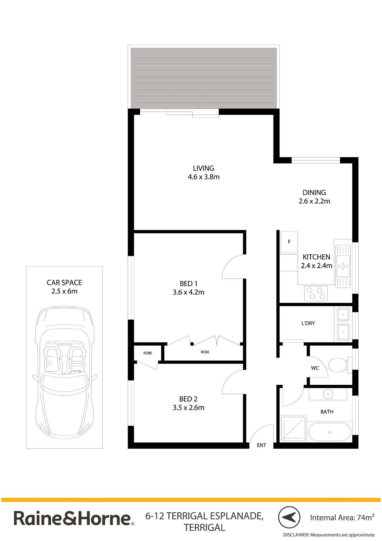 Floorplan of Homely unit listing, 6/12 Terrigal Esplanade, Terrigal NSW 2260