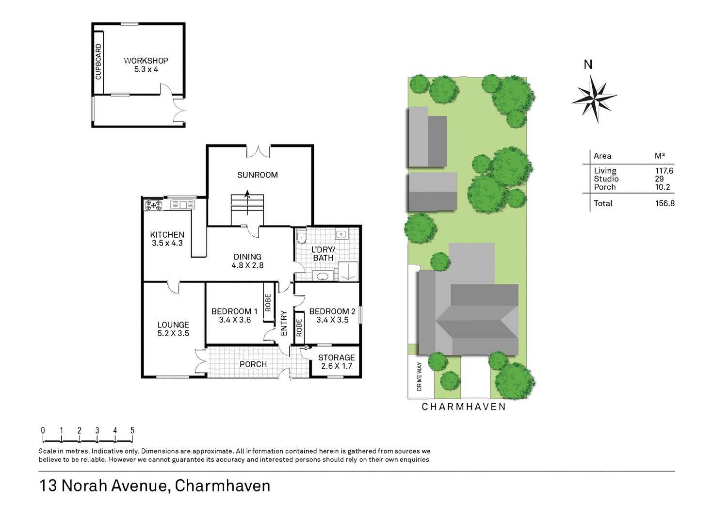 Floorplan of Homely house listing, 13 Norah Avenue, Charmhaven NSW 2263