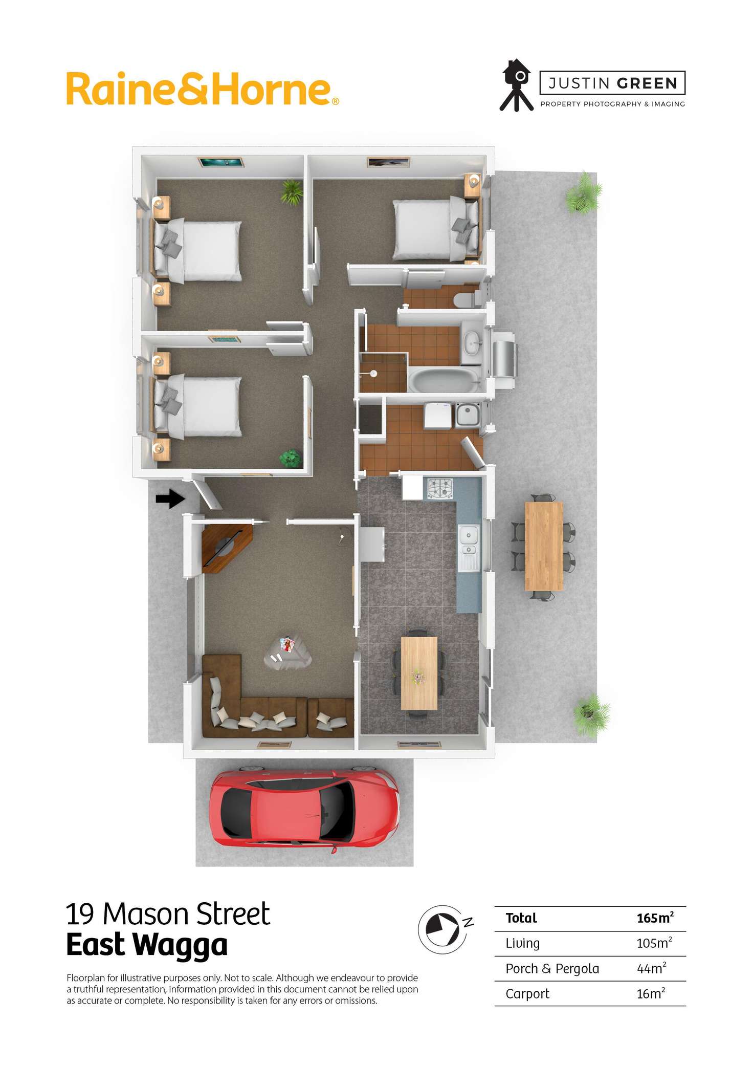 Floorplan of Homely house listing, 19 Mason Street, East Wagga Wagga NSW 2650