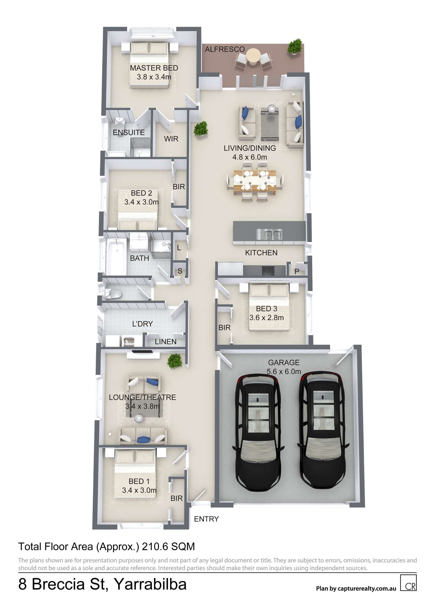 Floorplan of Homely house listing, 8 Breccia Street, Yarrabilba QLD 4207