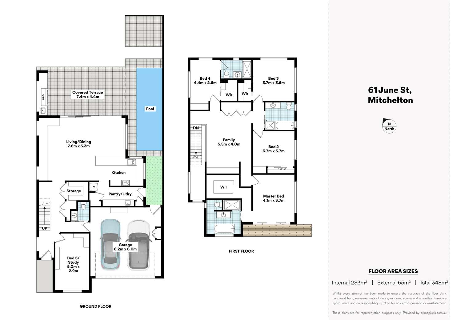 Floorplan of Homely house listing, 61 June Street, Mitchelton QLD 4053