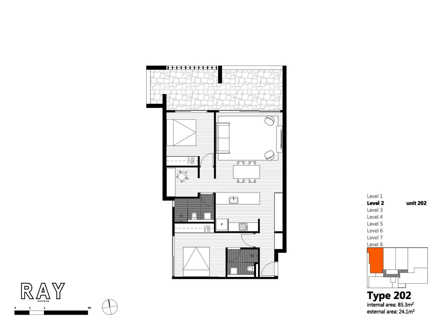 Floorplan of Homely apartment listing, 202/135-141 Penshurst Road, Narwee NSW 2209