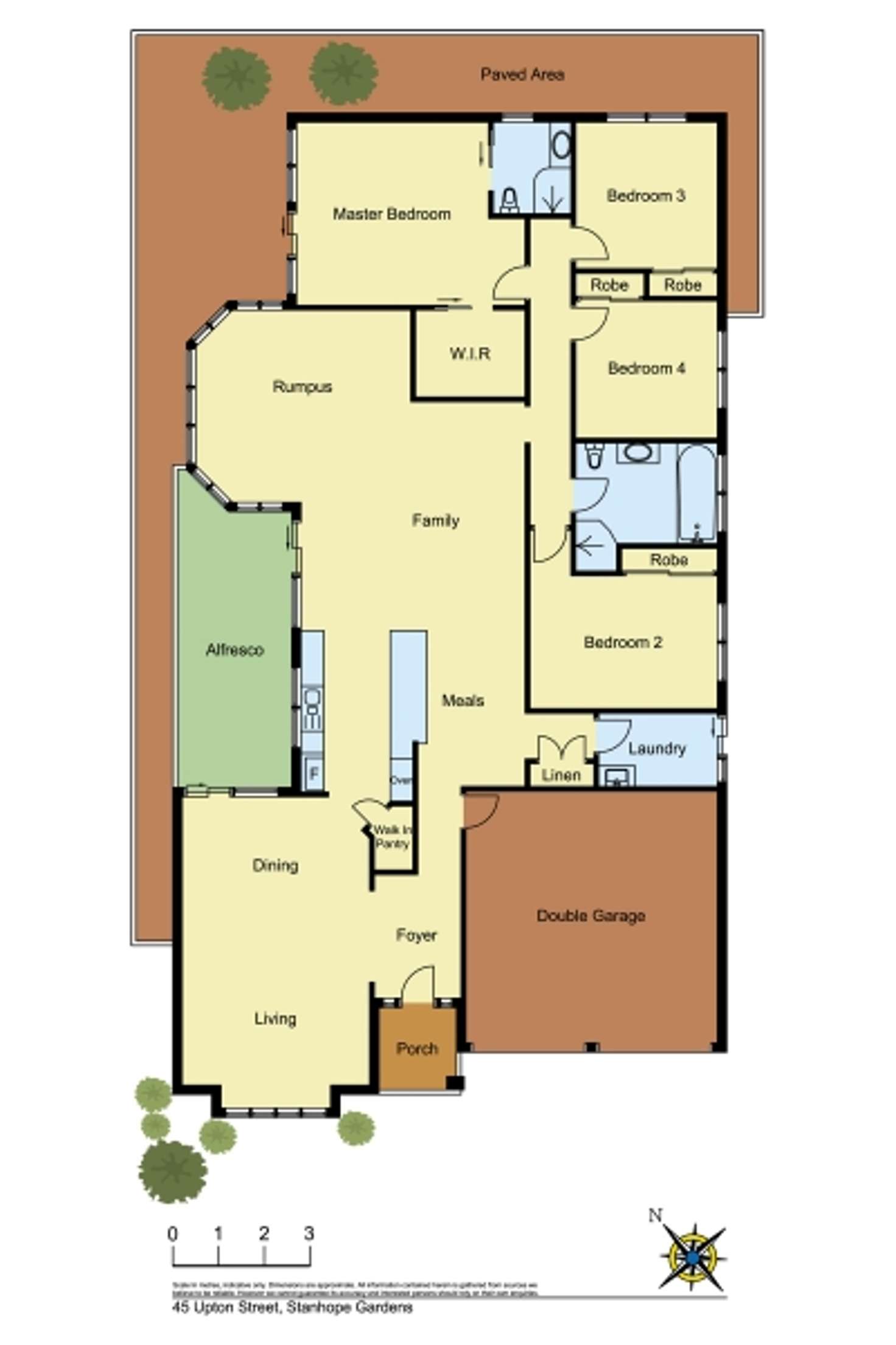 Floorplan of Homely house listing, 45 Upton Street, Stanhope Gardens NSW 2768