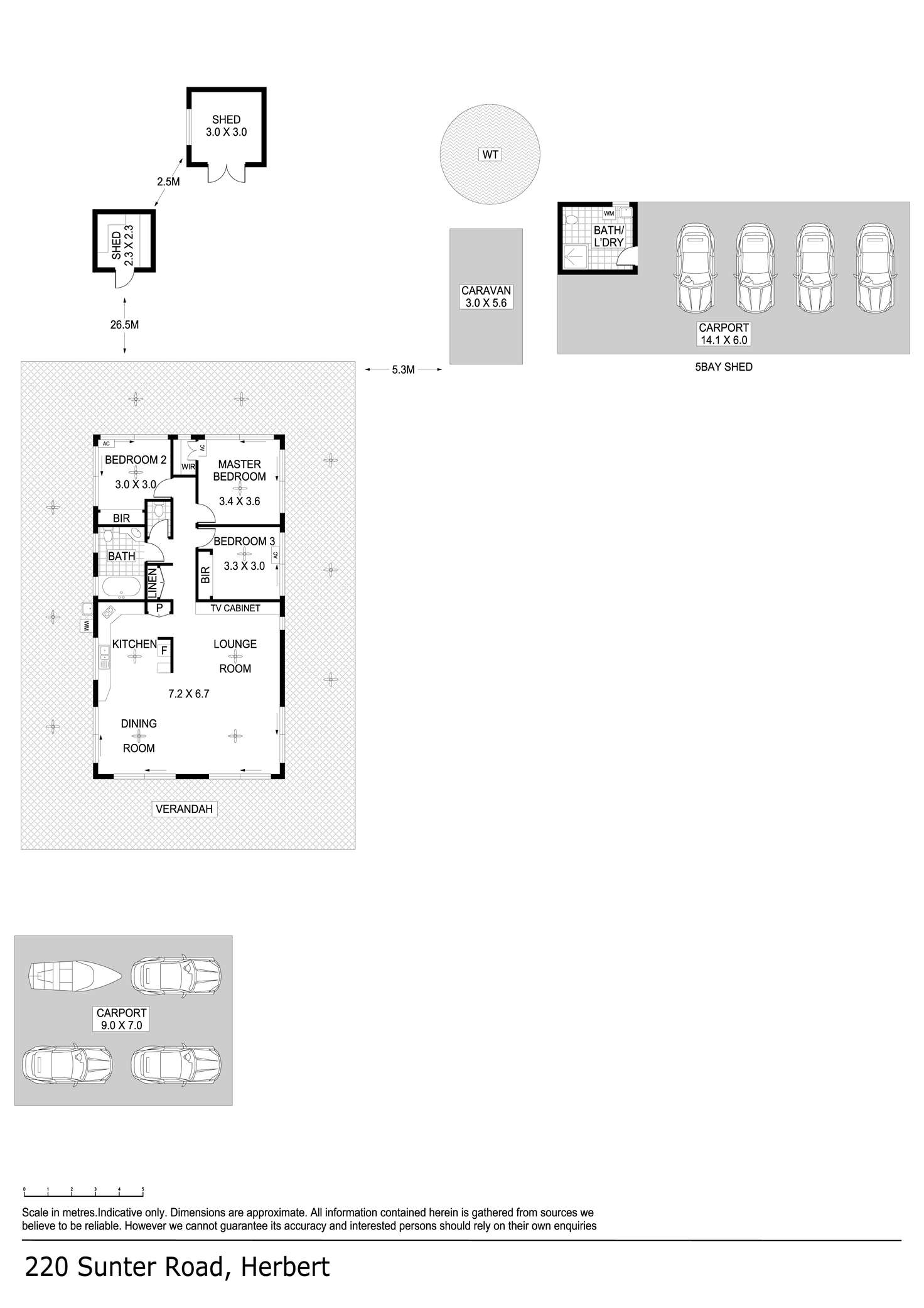 Floorplan of Homely house listing, 220 Sunter Road, Herbert NT 836