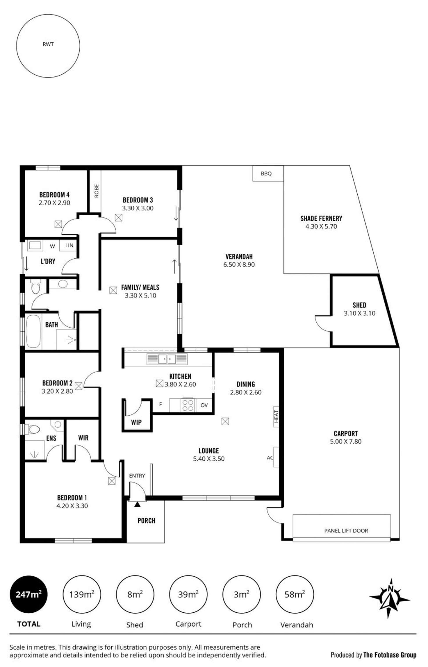 Floorplan of Homely house listing, 9 Anita Court, Woodcroft SA 5162