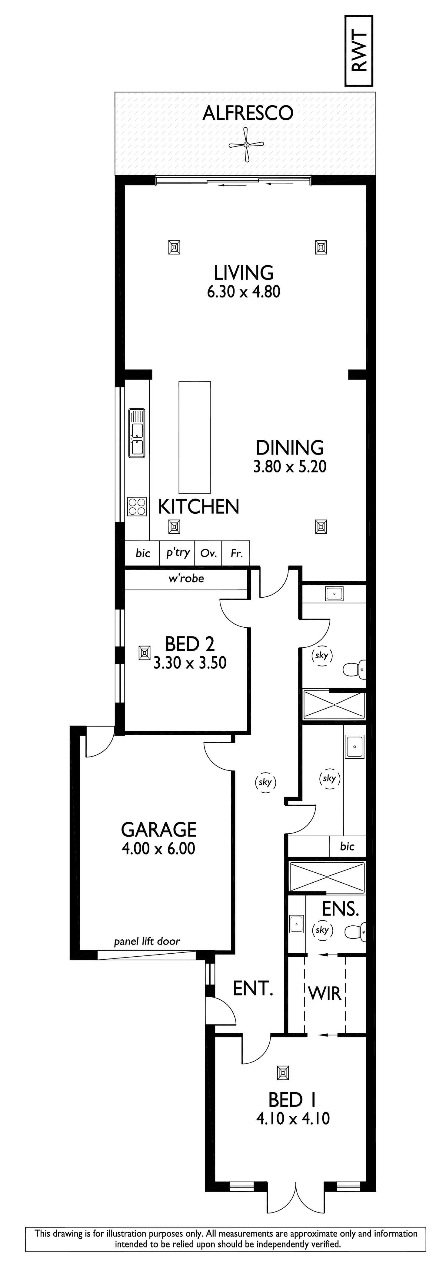 Floorplan of Homely house listing, 14A Swinburne Avenue, Plympton Park SA 5038