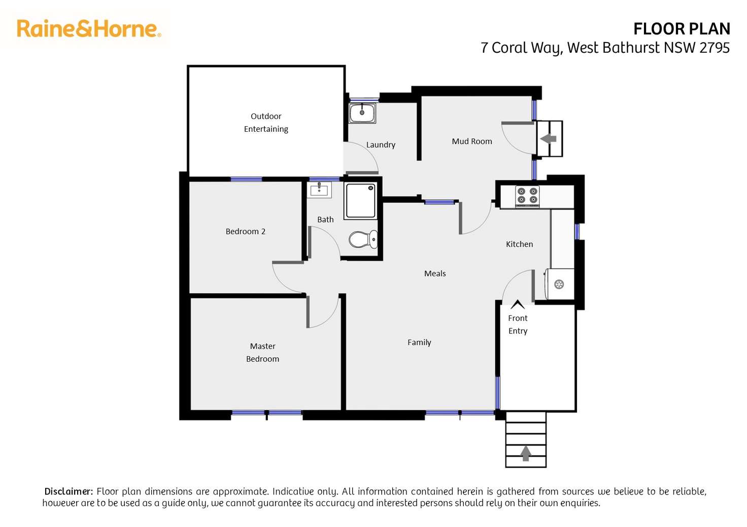 Floorplan of Homely house listing, 7 Coral Way, West Bathurst NSW 2795