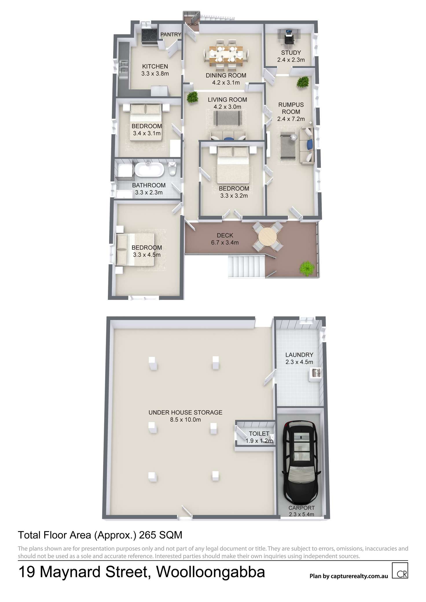 Floorplan of Homely house listing, 19 Maynard Street, Woolloongabba QLD 4102