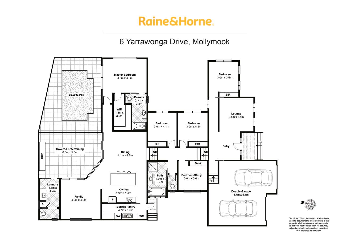 Floorplan of Homely house listing, 6 Yarrawonga Drive, Mollymook Beach NSW 2539
