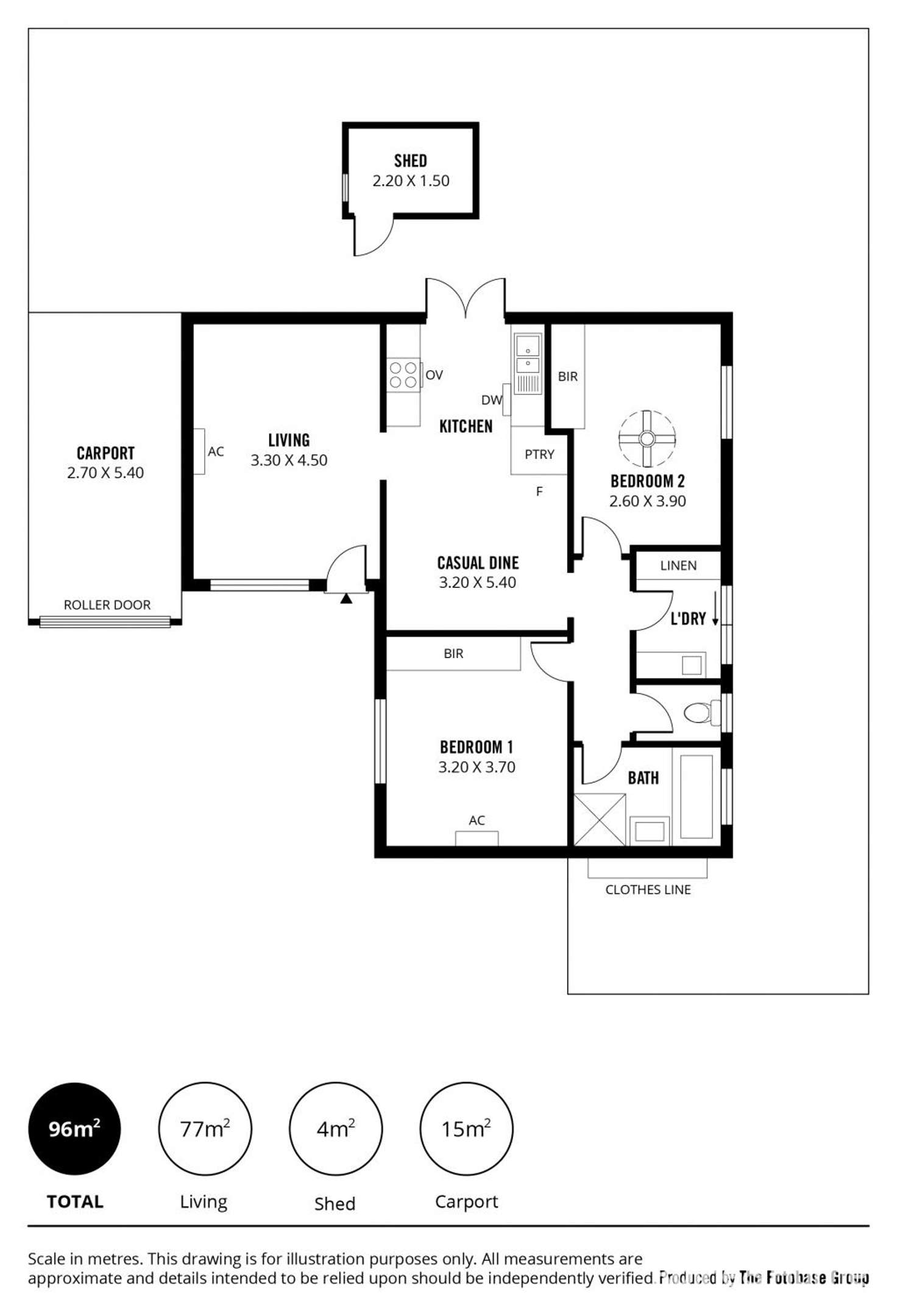Floorplan of Homely unit listing, 16/29 Mellors Avenue, O'halloran Hill SA 5158