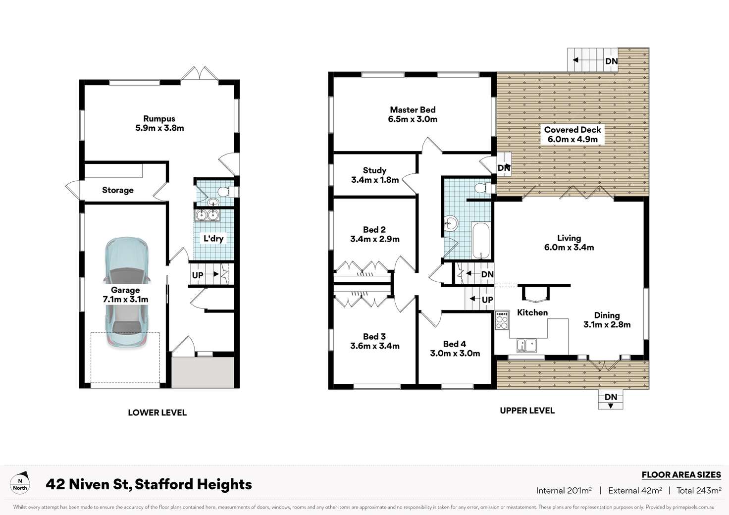 Floorplan of Homely house listing, 42 Niven Street, Stafford Heights QLD 4053