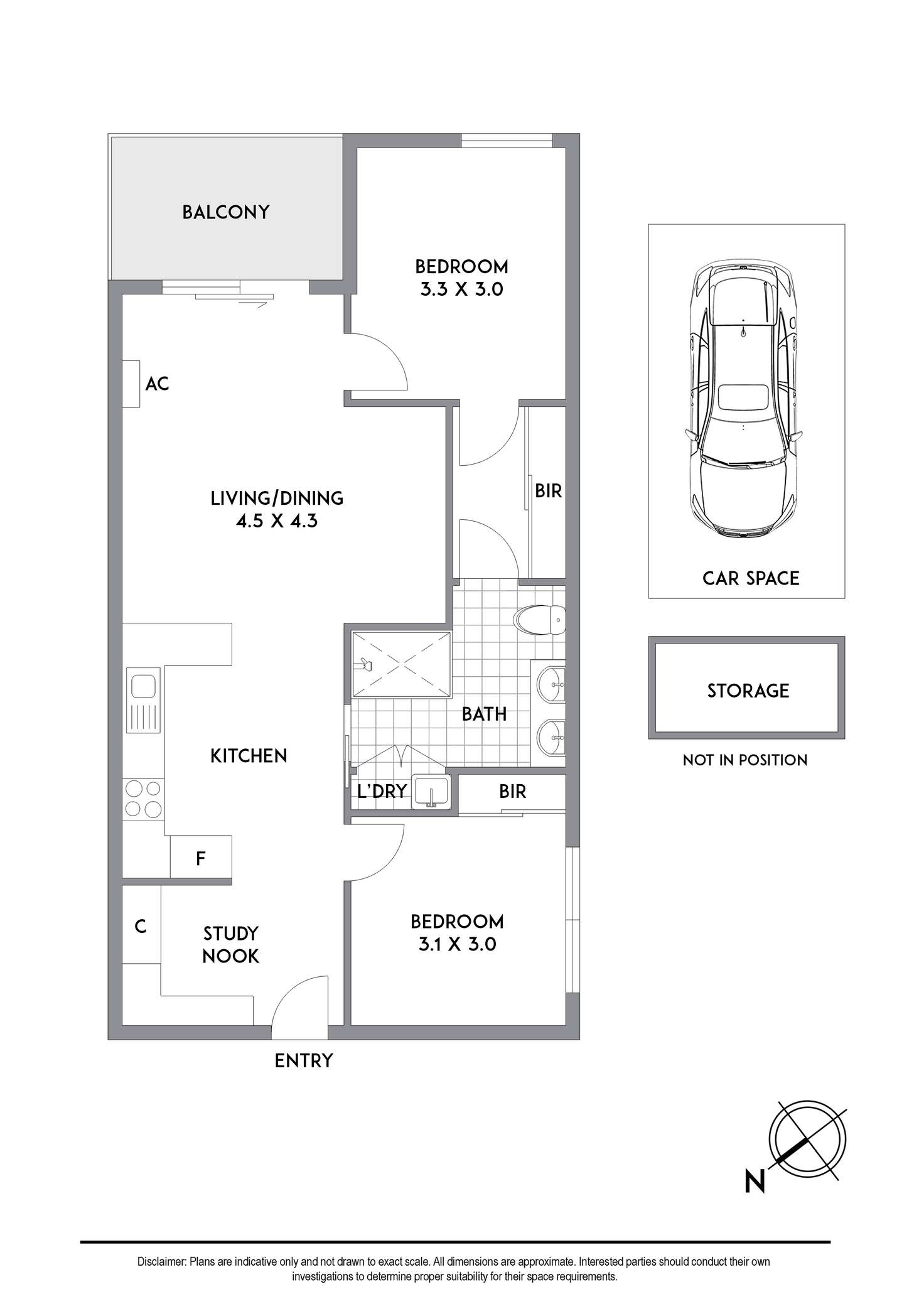 Floorplan of Homely apartment listing, 202/195 Station Street, Edithvale VIC 3196