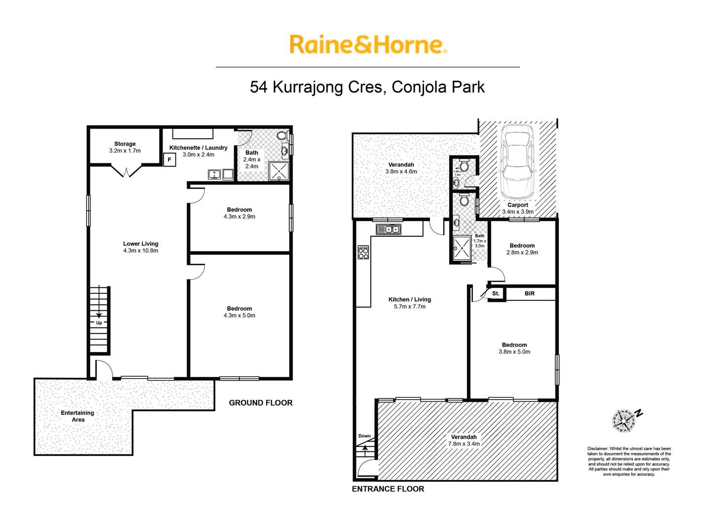 Floorplan of Homely house listing, 54 Kurrajong Crescent, Conjola Park NSW 2539