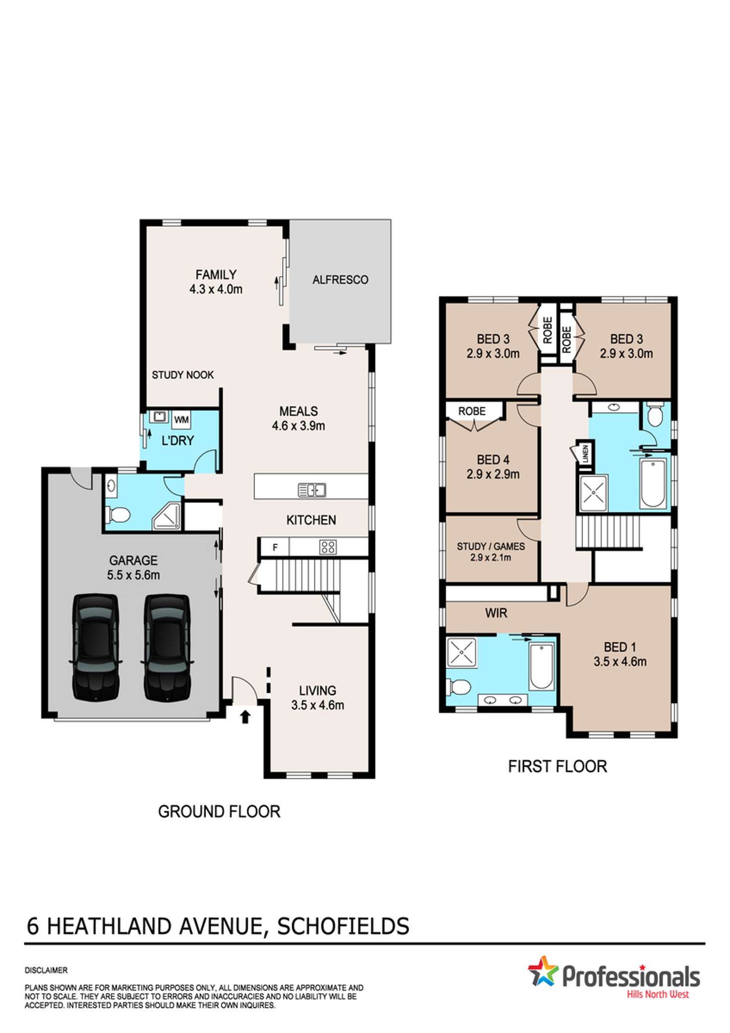 Floorplan of Homely house listing, 6 Heathland Avenue, Schofields NSW 2762