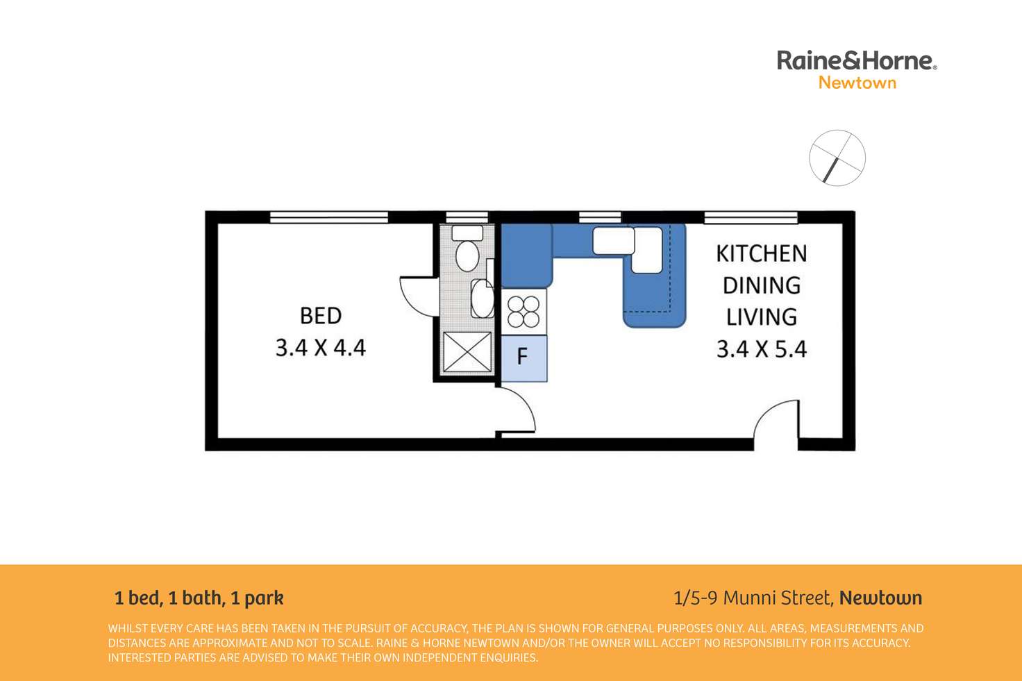 Floorplan of Homely apartment listing, 1/5-9 Munni Street, Newtown NSW 2042