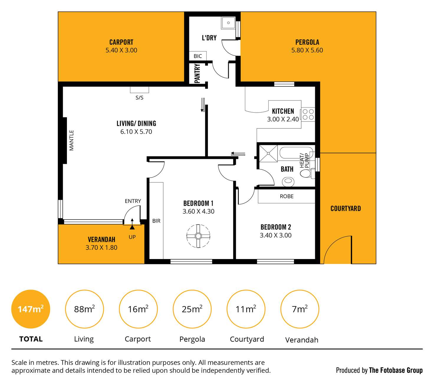 Floorplan of Homely unit listing, 1/24 Grange Road, Hawthorn SA 5062