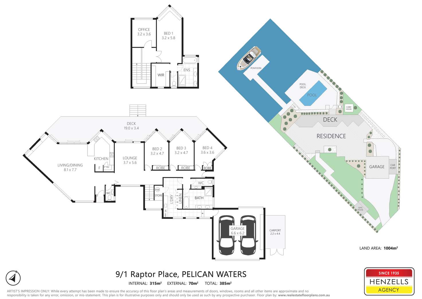 Floorplan of Homely house listing, 9/1 Raptor Place, Pelican Waters QLD 4551