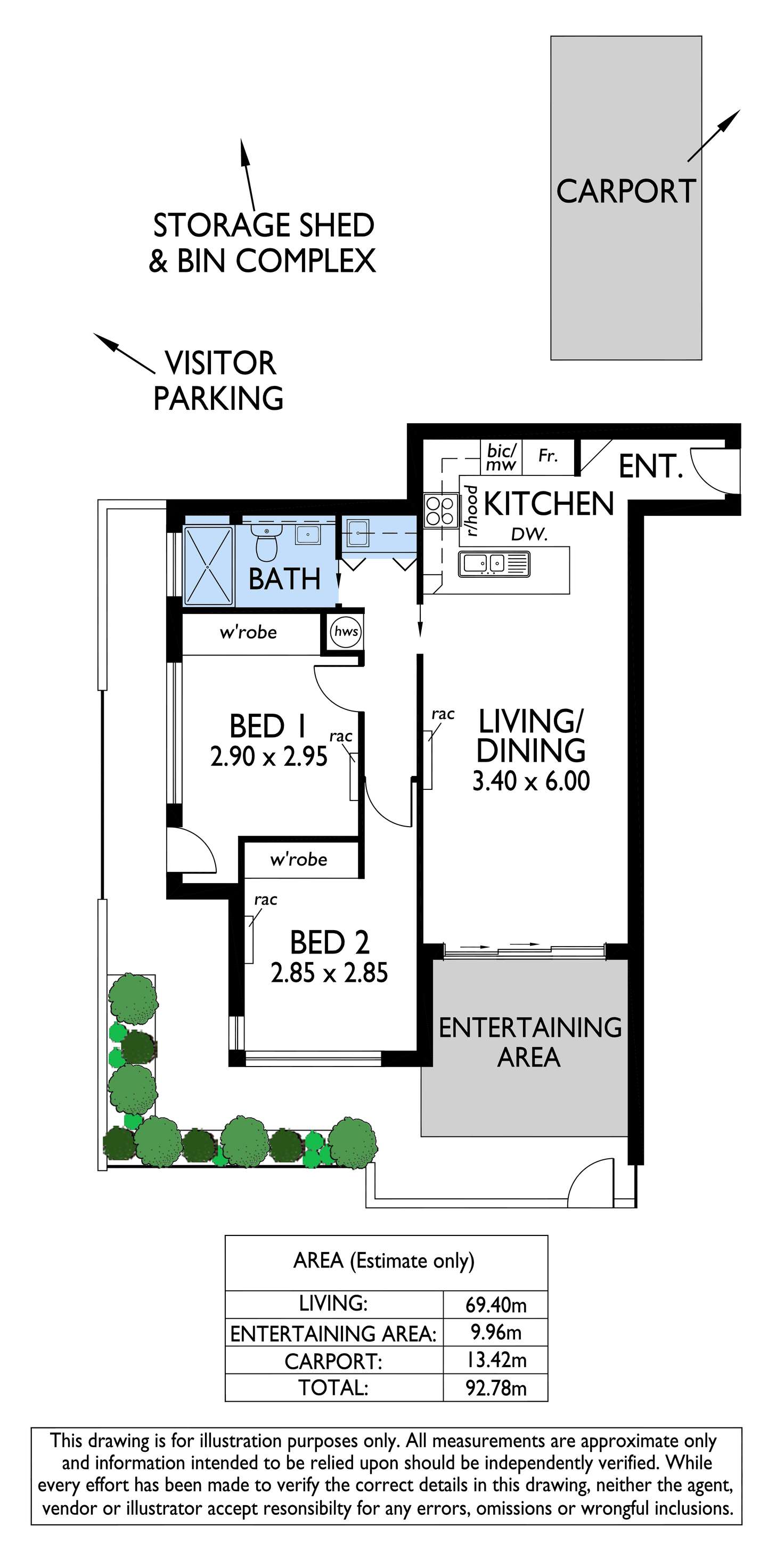 Floorplan of Homely apartment listing, 1/200 Churchill Rd, Prospect SA 5082
