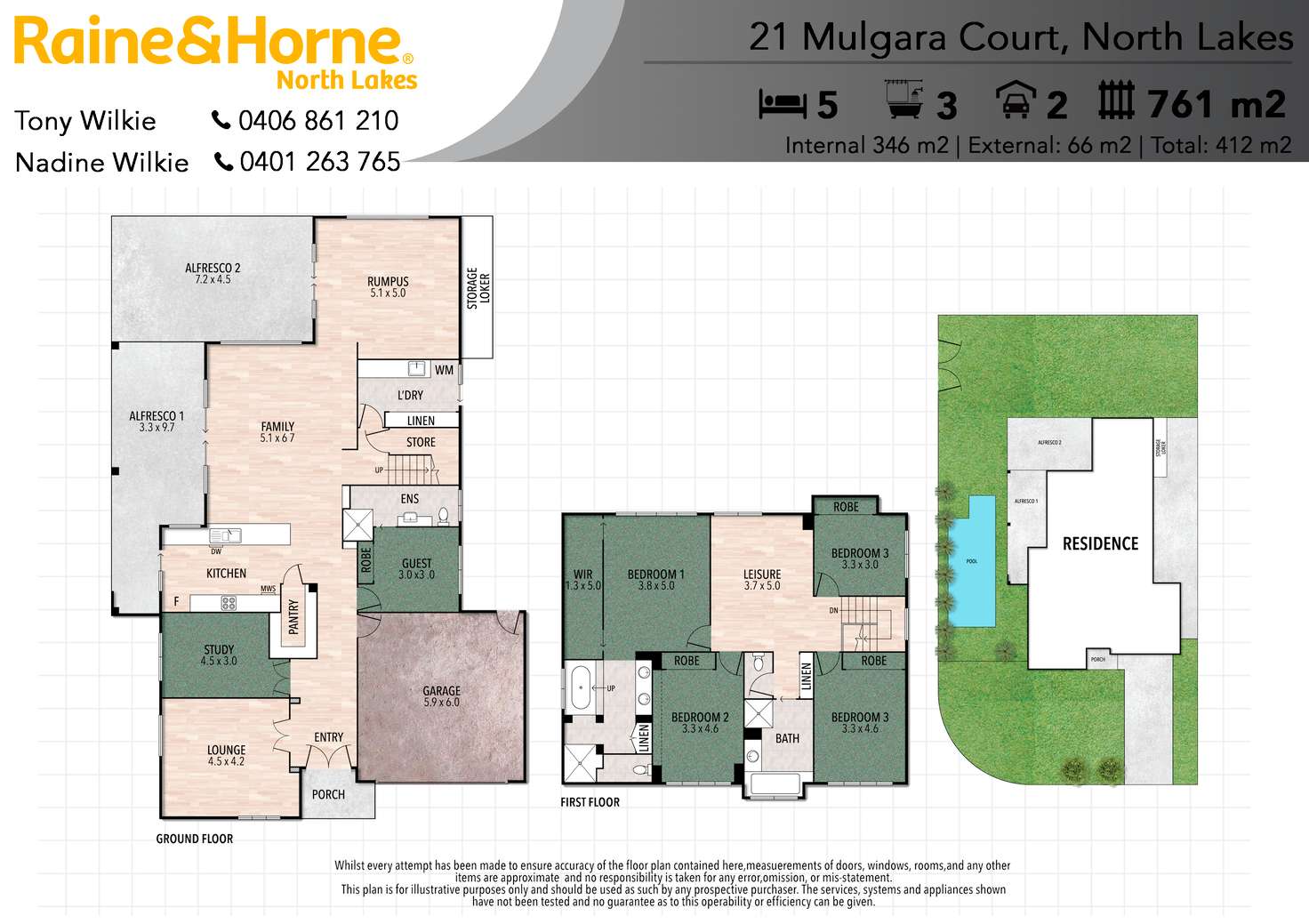 Floorplan of Homely house listing, 21 Mulgara Court, North Lakes QLD 4509